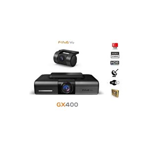 Gx400 Qhd 2k Wi-fi Türkçe 2 Kameralı Araç Kamerası