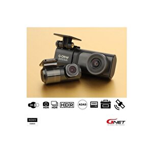 Gonw 2ch Fullhd Hdr Wi-fi Akıllı 2 Kameralı Araç Kamerası