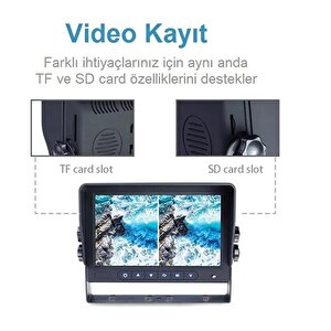 Blacksys Betoptek Btm710 Ticari Araç Ekranlı 3 Lü Kamera Sistemi Btm710