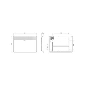Bosch Hc 4000 2500 W Elektrikli Konvektör Isıtıcı (ayaklar Dahil)