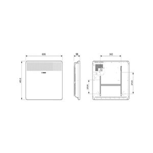 Bosch Hc 4000 1500 W Elektrikli Konvektör Isıtıcı (ayak Dahil)