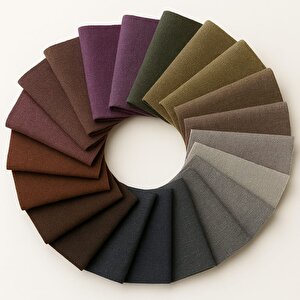 Katlamalı Fon Perde – Beyaz Kalın Dokulu Mekanizmalı Perde