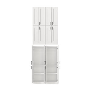 Arden 4 Kapaklı Gardırop - 182 Cm Y, 122 Cm G - Genç Odası Ve Yatak Odası Gardırop