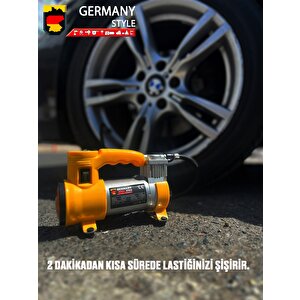 Newpro 12 V Araba Oto Araç Lasti K Şişirme Pompası 150 Psi Metal Gövde  Kompresör