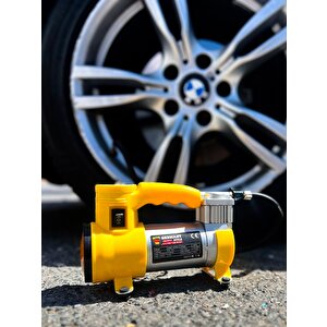 Newpro 12 V Araba Oto Araç Lasti K Şişirme Pompası 150 Psi Metal Gövde  Kompresör