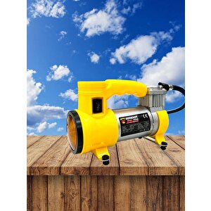 Germany Style Newpro 12 V Araba Oto Araç Lasti K Şişirme Pompası 150 Psi Metal Gövde  Kompresör