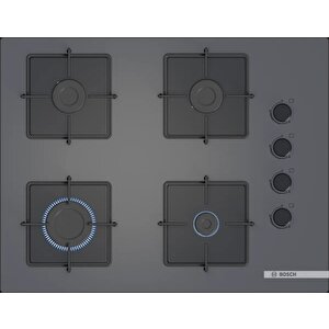 Gri 3 Lü Ankastre Set 397 ( Hua717bn0t - Pop7c9p30o - Dwk64pj70t  ) 67cm Ocak - Buhar Destekli - Pişirme Matı Ile