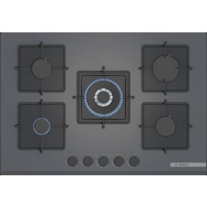 Gri 3 Lü Ankastre Set 390 ( Hua736en0t - Pnq7b9p30o - Dwk64pj70t  ) 75cm Wok Bek Ocak - Buhar Destekli - Pişirme Matı Ile