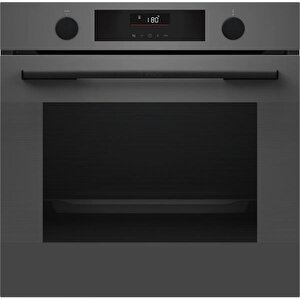 Gri 3 Lü Ankastre Set 402 ( Hua736en0t - Pop7c9p30o - Dwk64pj70t  ) 67cm Ocak - Buhar Destekli - Pişirme Matı Ile