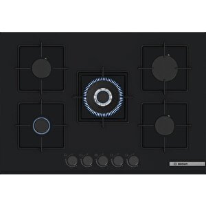 Siyah 3 Lü Ankastre Set 384 ( Hua717ba0t - Pnq7b6p30o - Dwk63pj60t(61t)  ) 75cm Wok Bek Ocak - Buhar Destekli - Pişirme Matı Ile