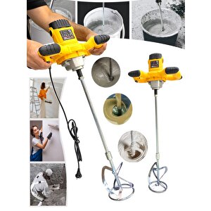 8015 1800 Watt Bakır Sargı Devir Ayarlı Elektrikli Alçı Boya Ve Harç Karıştırıcı Mikser
