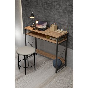Çalışma Masası  Bilgisayar Laptop Ofis Masası Okul Ev Atlantik Çam Atlantik Çam