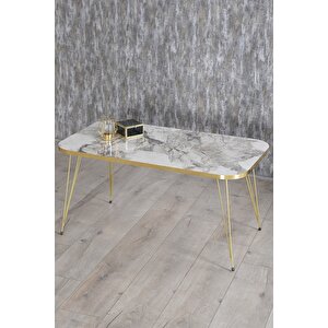 Zigon Sehpa Kr Ve Orta Sehpa Kr Set Gold Efes Tel 1106
