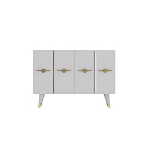 8169km-32dd Konsol,kahve Köşesi̇,ayakkabilik,ofi̇s Evrak Dolabi,mutfak Ki̇ler Dolabi,tv Üni̇tesi̇-BEYAZ ALTIN