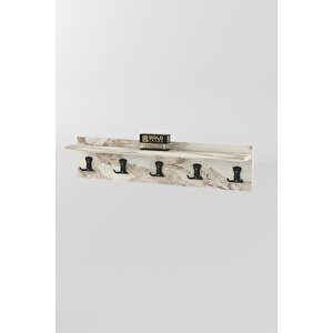 Askılık Duvar Elbise Askılığı Portmanto 80 Cm Efes Düz
