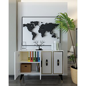 8171km-32dd Konsol,kahve Köşesi̇,ayakkabilik,ofi̇s Evrak Dolabi,mutfak Ki̇ler Dolabi,tv Üni̇tesi̇-BSA