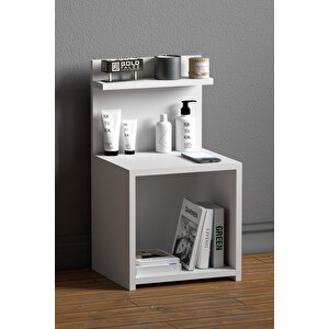 Komodin Raf Salon Ofis Dolabı Beyaz 32*35*63 Beyaz