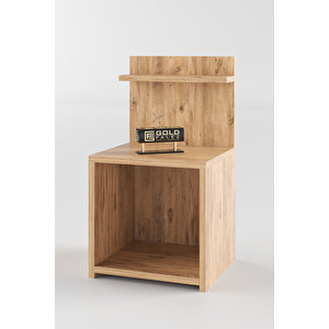 Komodin Raf Salon Ofis Dolabı Ceviz 32*35*63