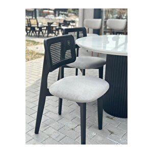 Hazeran Mutfak Masa Sandalye Takımı, Salon Takımı, Yemek Odası Takımı Siyah
