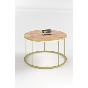 Orta Sehpa Terra Lüx Gold Ceviz Ceviz