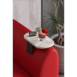 Yan Sehpa Ayarlanabilir Tepsi Oval Dekoratif Modern Yatay Dikey Koltuk Sehpası Efes