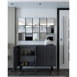 8165km-32dd Konsol,kahve Köşesi̇,ayakkabilik,ofi̇s Evrak Dolabi,mutfak Ki̇ler Dolabi,tv Üni̇tesi̇-ASG