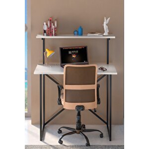 75 Cm Çalışma Masası Raf Kitaplık Çok Amaçlı Ofis Masa Beyaz 45 Cm Modern Beyaz Suntalam 90 Cm 75 X Beyaz