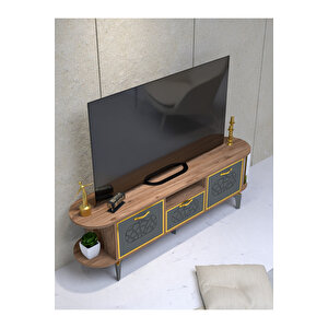 Tv Sehpası Mira 5030 Atlantik Gold 160 Cm 35 Cm 50 Cm