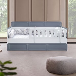 Yavrulu Karyola, Mira Yavrulu Montessori Karyola - Beyaz + 1 Adet Comfort Yatak