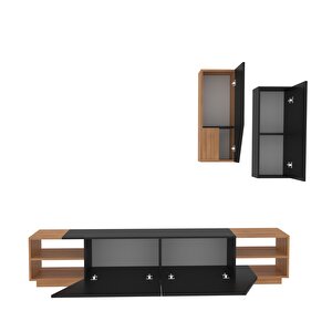 Zebra Tv Ünitesi Siyah Teak