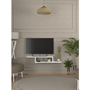 Macros Tv Sehpası Beyaz 120 Cm