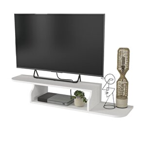 Dekorister Macros Tv Sehpası Beyaz 120 Cm