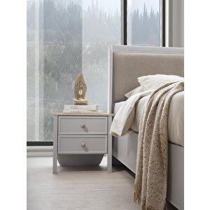 Yakamoz 2 Çekmeceli 2 Li Set Komodin 55x47x53cm