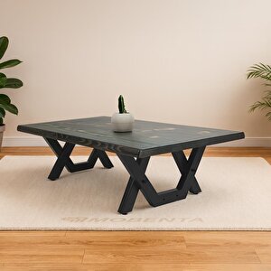 Doğal Ağaç Masif Hibrit Kütük Yemek Masası Ve Sehpa 75cm X 115cm