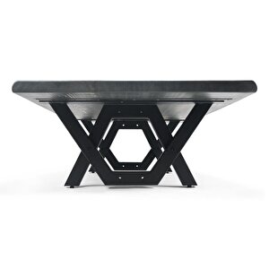 Doğal Ağaç Masif Hibrit Kütük Yemek Masası Ve Sehpa 75cm X 115cm