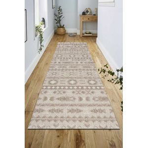 Modern Tasarımlı Jüt Dokuma Loop Sisal Kahve Renk Halı 80x100 cm