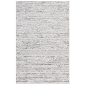 Pamuk Tabanlı Modern Tasarımlı  Sisal Çizgili Bej Renk Halı