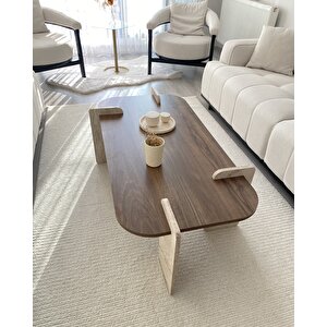 Leapiri Orta Sehpa Modern Ceviz Desen