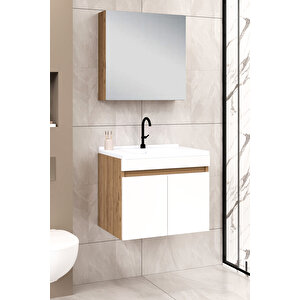 %100 Mdf - 65 Cm Saura Banyo Dolabı
