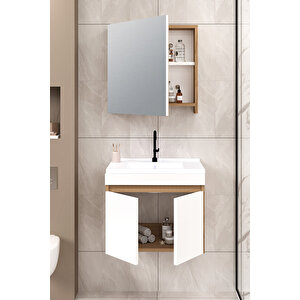 %100 Mdf - 65 Cm Saura Banyo Dolabı