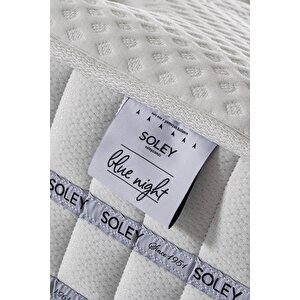 Soley | Blue Night | Sert / Yumuşak Çift Kullanım Özellikli Ergonomik Hybrid Yatak
