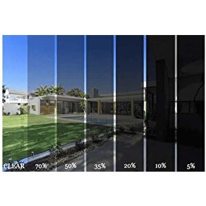 Oto Araç Ev Bina Balkon Ofis Cam Filmi Koyu Ton 50 Cm X 1 Metre