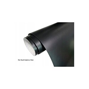 Mat Siyah Mobilya Dolap Kaplama Folyosu 61 Cm X 1 Metre