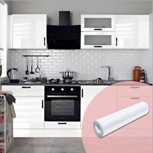 Parlak Beyaz Mobilya Ve Dolap Kaplama Folyosu 76 Cm X 1 Metre