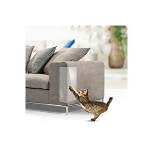 Kedi Koltuk Mobilya Koruyucu Tırmalama Caydırıcı Parlak Kendinden Yapışkanlı Şeffaf Folyo 50 X 1 Metre