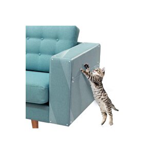 Kedi Koltuk Mobilya Koruyucu Tırmalama Caydırıcı Parlak Kendinden Yapışkanlı Şeffaf Folyo 50 X 1 Metre
