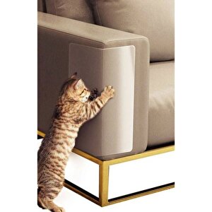 Kedi Koltuk Mobilya Koruyucu Tırmalama Caydırıcı Parlak Kendinden Yapışkanlı Şeffaf Folyo 50 X 1 Metre