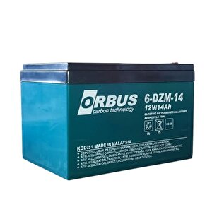 12v 14amper (12v 14ah) Deep Cycle - Derin Döngülü Elekrikli Bisiklet Akü (e-bike) Aküsü Ebatlar: 150x97x95