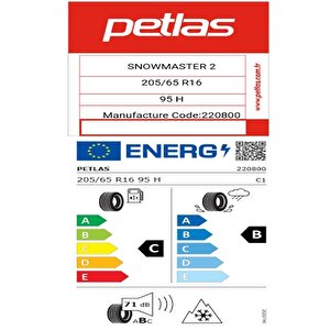 205/65 R16 Tl 95h Snowmaster 2 Oto Kış Lastiği (üretim Tarihi:2024)
