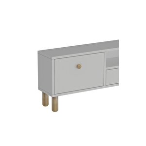 1310dropct-1 Bohem Tv Sehpasi BEYAZ-SAİFRMEŞE KULP